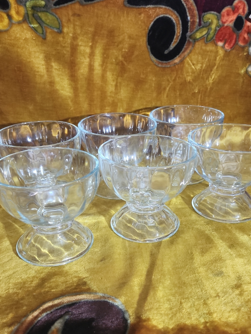 Libbey Glass Clear Glass Dessert Bowls - Set of 6
